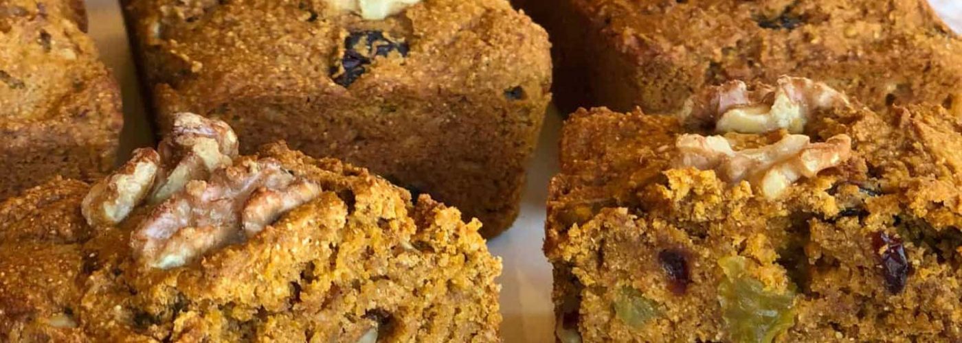 Plant-Based Oil Free Pumpkin Bread