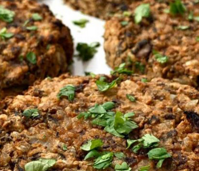 Black Bean Brown Rice Burger