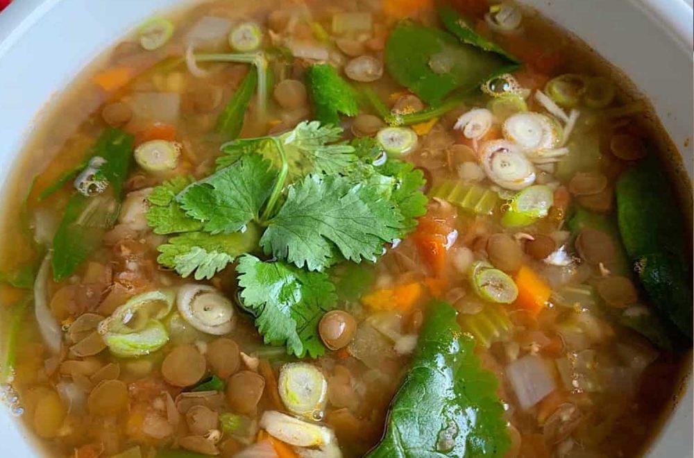 Brown Lentil Soup