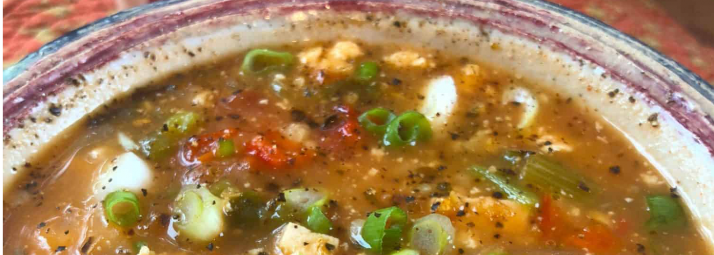 Plant-Based Jambalaya Soup