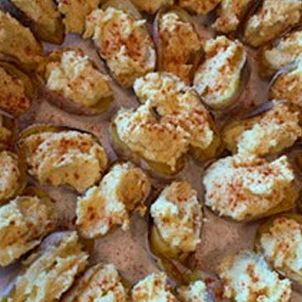 Plant Based Deviled Potatoes (no oil)