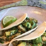 Plant-Based Hatch Tofu Tacos