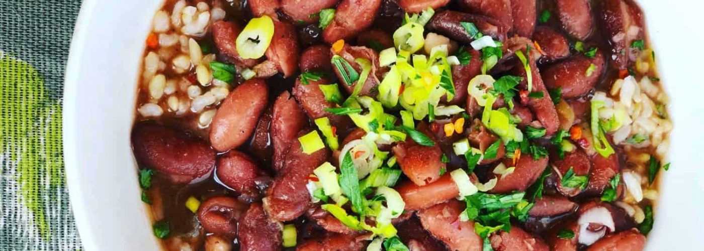 Plant-Based New Orleans Red Beans and Brown Rice