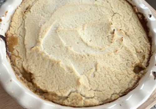 Shepherd's Pie with Cauliflower Topping