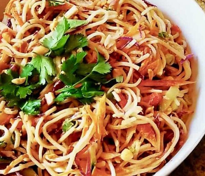 Spicy Peanut Lime Noodle Salad